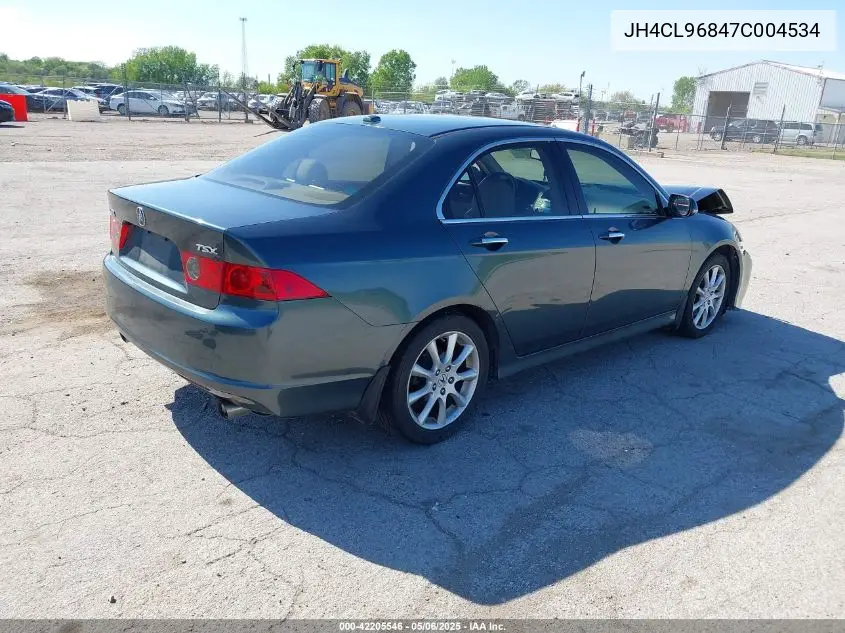 2007 Acura Tsx VIN: JH4CL96847C004534 Lot: 42205546