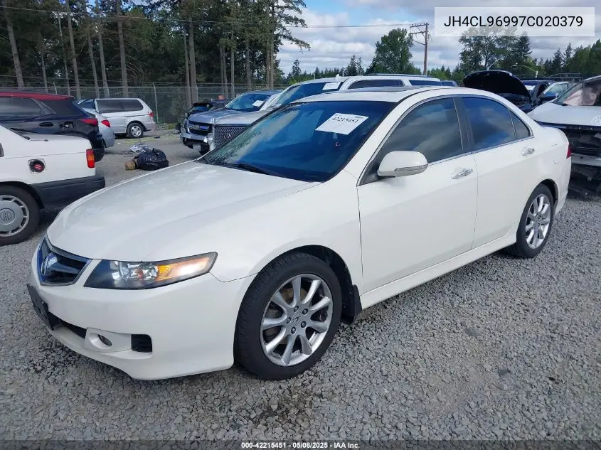 2007 Acura Tsx VIN: JH4CL96997C020379 Lot: 42215451
