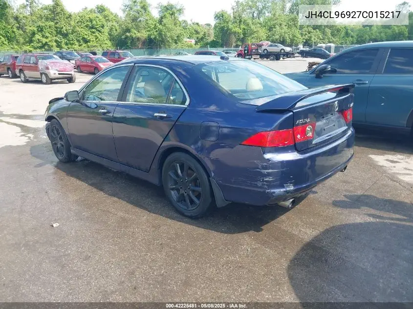 2007 Acura Tsx VIN: JH4CL96927C015217 Lot: 42225481