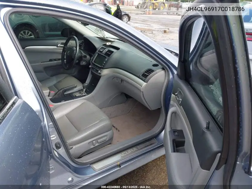 2007 Acura Tsx VIN: JH4CL96917C018786 Lot: 42240660