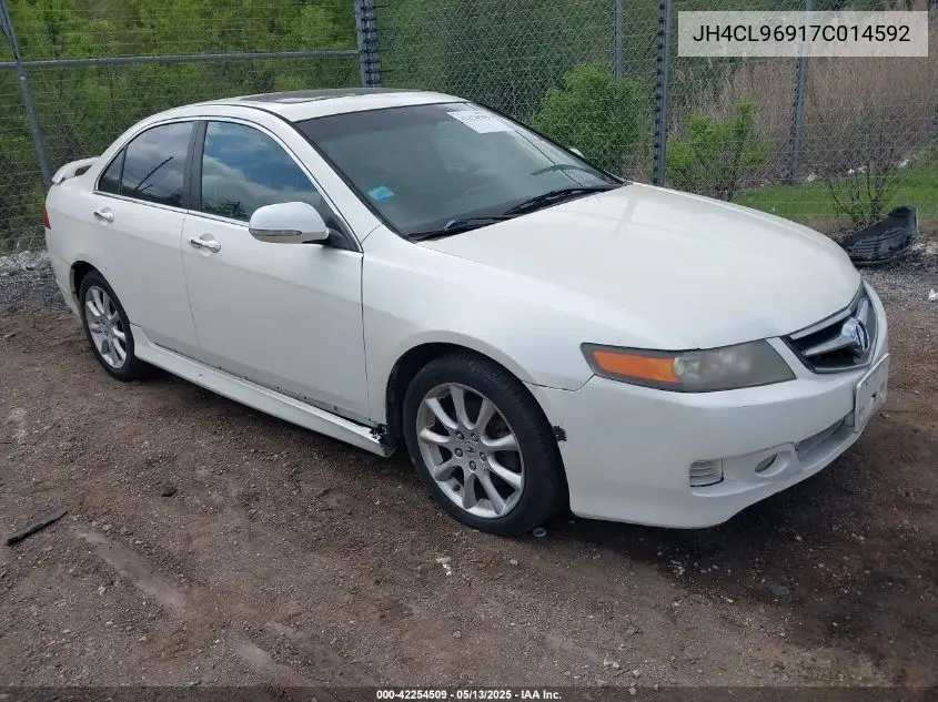 2007 Acura Tsx VIN: JH4CL96917C014592 Lot: 42254509
