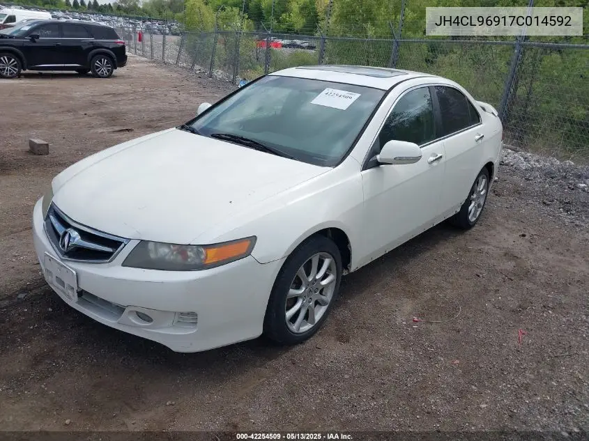 2007 Acura Tsx VIN: JH4CL96917C014592 Lot: 42254509