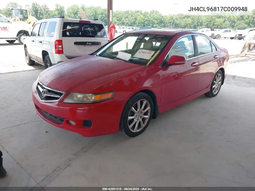 2007 Acura Tsx VIN: JH4CL96817C009948 Lot: 42581315