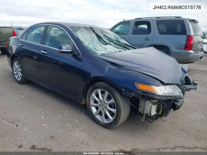 2008 Acura Tsx VIN: JH4CL96868C015178 Lot: 42262096