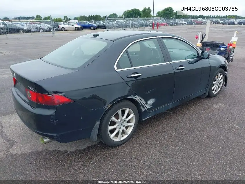2008 Acura Tsx VIN: JH4CL96808C003785 Lot: 42597808