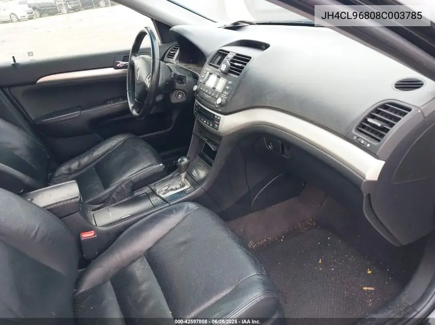 2008 Acura Tsx VIN: JH4CL96808C003785 Lot: 42597808
