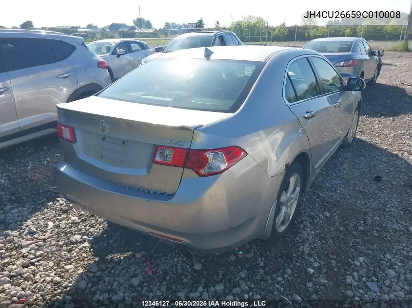 2009 Acura Tsx Premium/Technology Package VIN: JH4CU26659C010008 Lot: 12346127