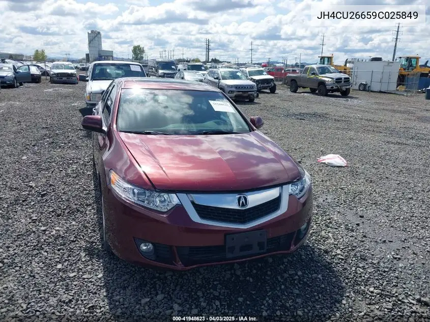 2009 Acura Tsx VIN: JH4CU26659C025849 Lot: 41948623