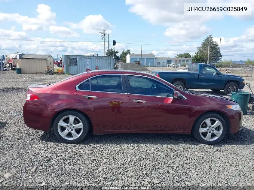 2009 Acura Tsx VIN: JH4CU26659C025849 Lot: 41948623