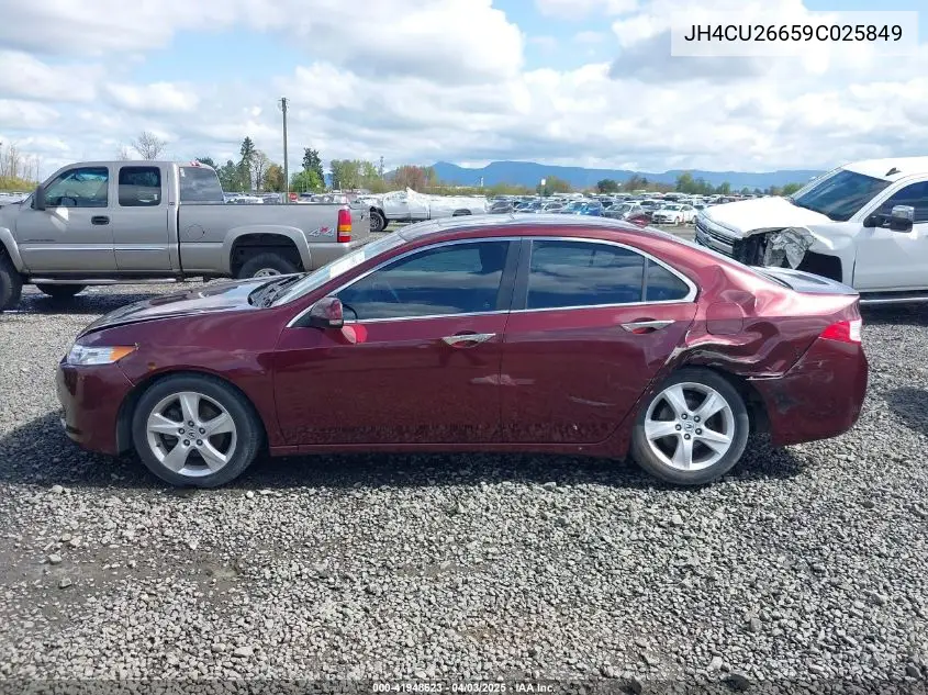 2009 Acura Tsx VIN: JH4CU26659C025849 Lot: 41948623