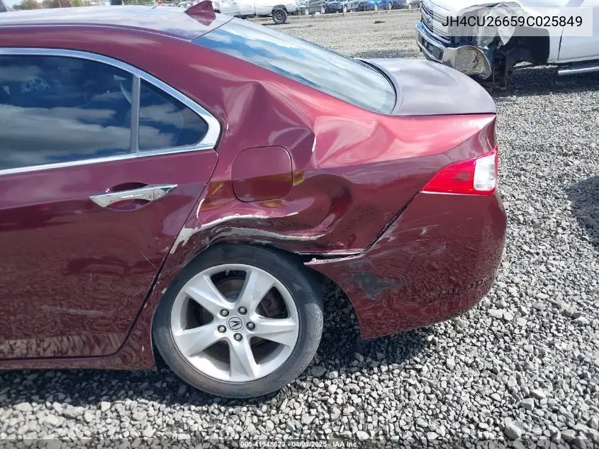 2009 Acura Tsx VIN: JH4CU26659C025849 Lot: 41948623