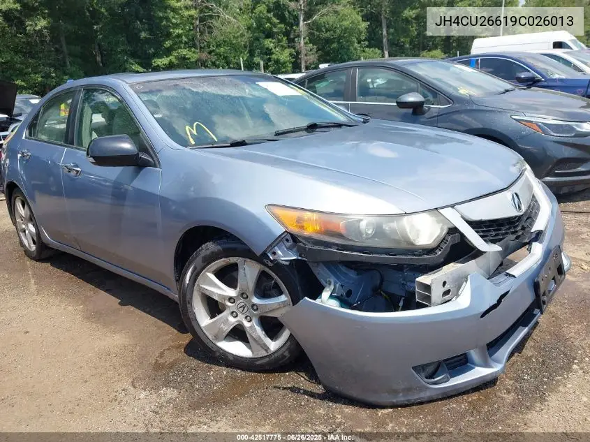 2009 Acura Tsx VIN: JH4CU26619C026013 Lot: 42517775