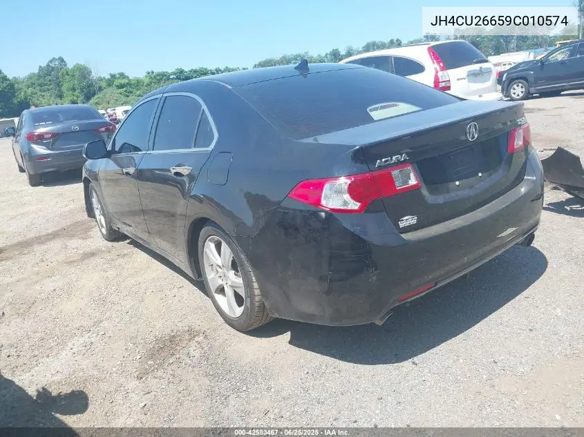 2009 Acura Tsx VIN: JH4CU26659C010574 Lot: 42583467