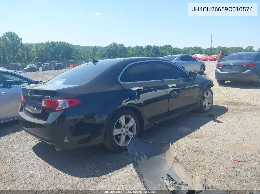 2009 Acura Tsx VIN: JH4CU26659C010574 Lot: 42583467