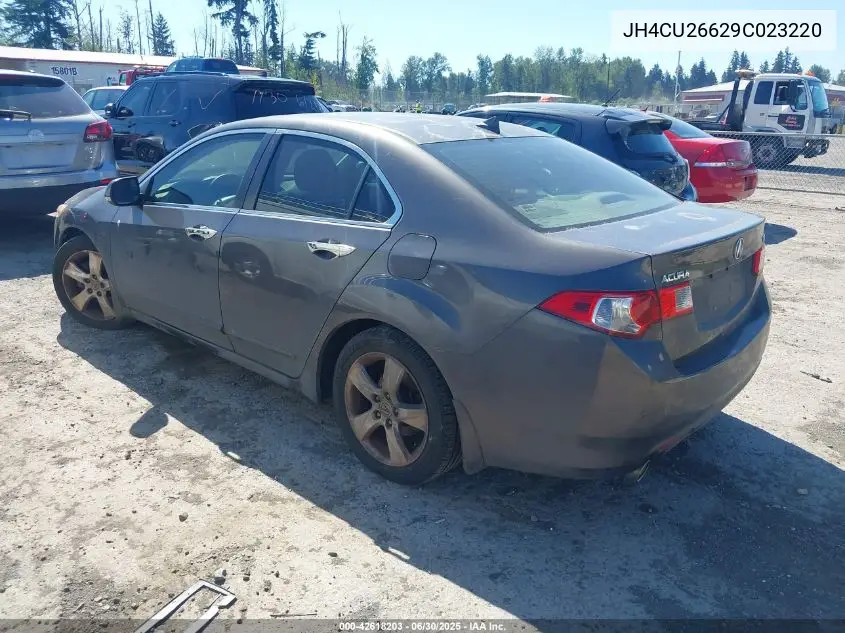 2009 Acura Tsx VIN: JH4CU26629C023220 Lot: 42618203