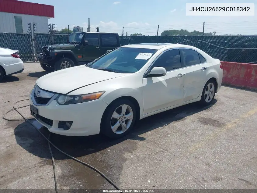 2009 Acura Tsx VIN: JH4CU26629C018342 Lot: 42630067