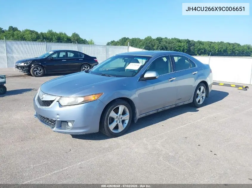 2009 Acura Tsx VIN: JH4CU266X9C006651 Lot: 42639248