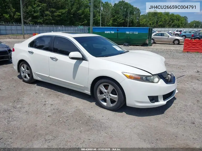 2009 Acura Tsx VIN: JH4CU26659C004791 Lot: 42660146