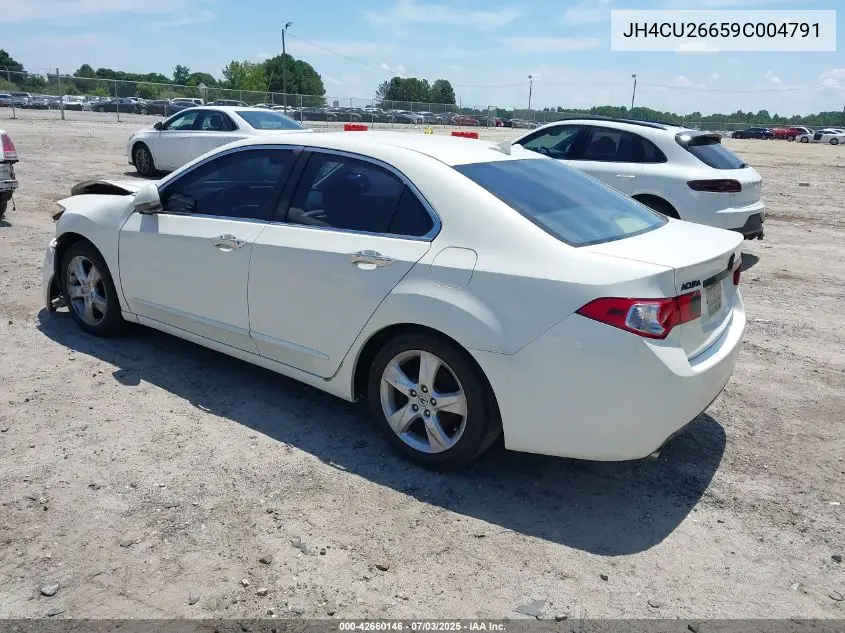 2009 Acura Tsx VIN: JH4CU26659C004791 Lot: 42660146
