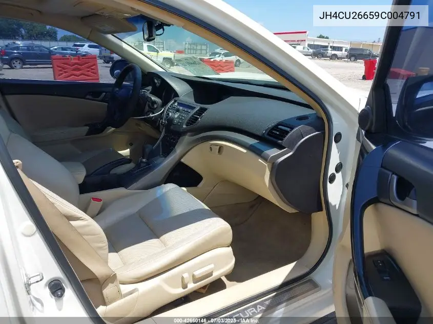 2009 Acura Tsx VIN: JH4CU26659C004791 Lot: 42660146