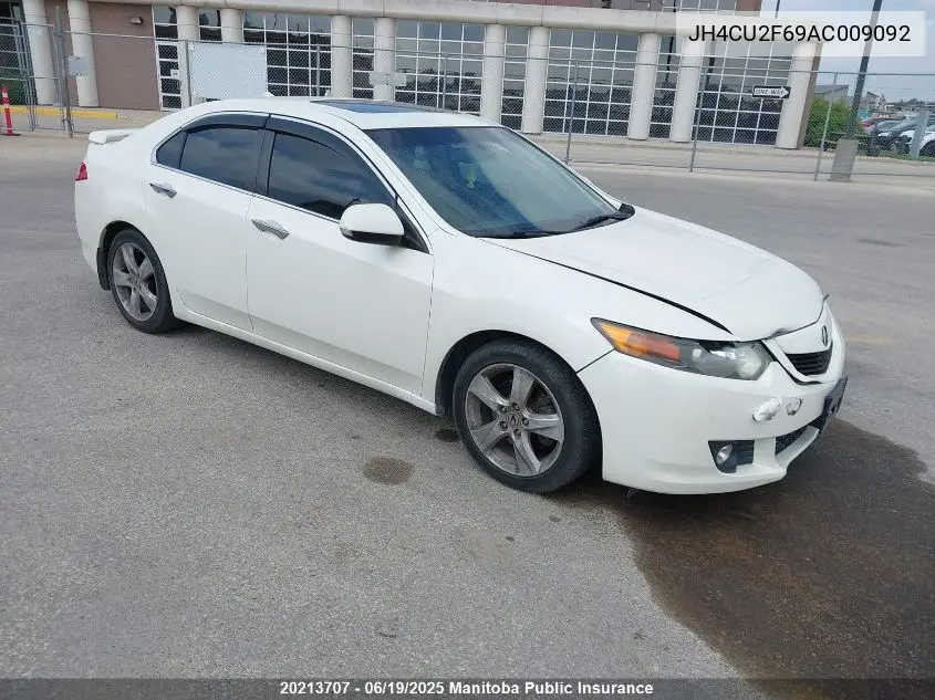 2010 Acura Tsx VIN: JH4CU2F69AC009092 Lot: 20213707
