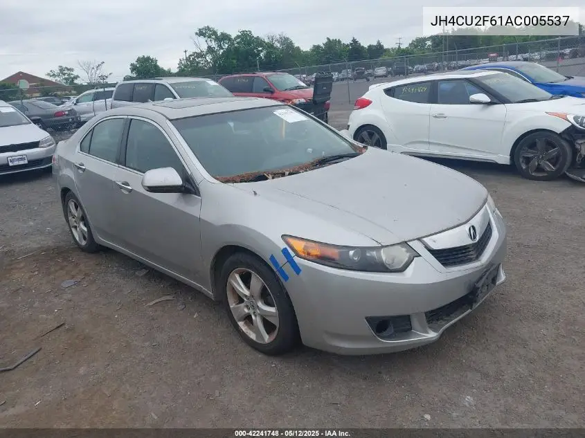2010 Acura Tsx 2.4 VIN: JH4CU2F61AC005537 Lot: 42241748