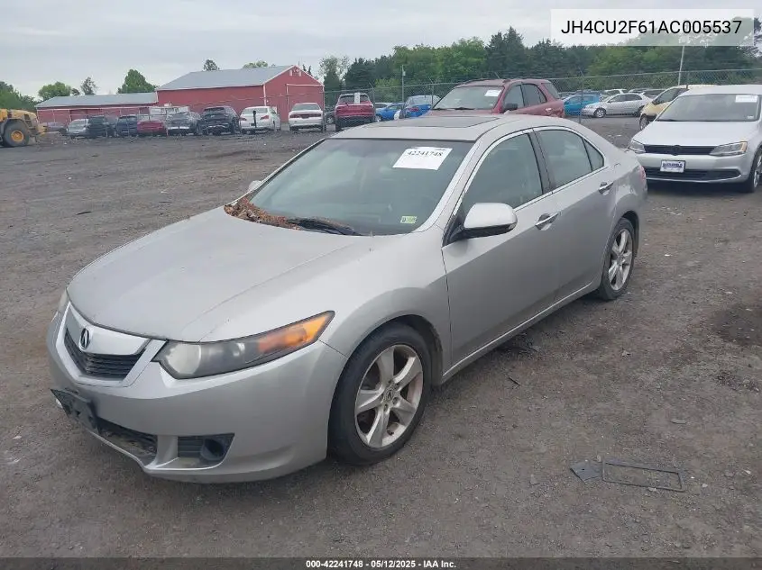 2010 Acura Tsx 2.4 VIN: JH4CU2F61AC005537 Lot: 42241748