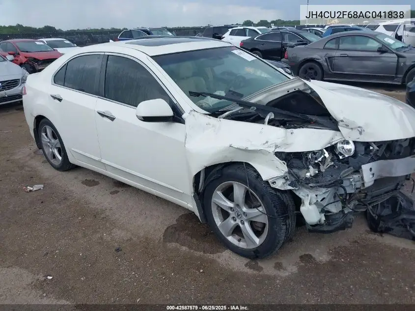 2010 Acura Tsx 2.4 VIN: JH4CU2F68AC041838 Lot: 42587579