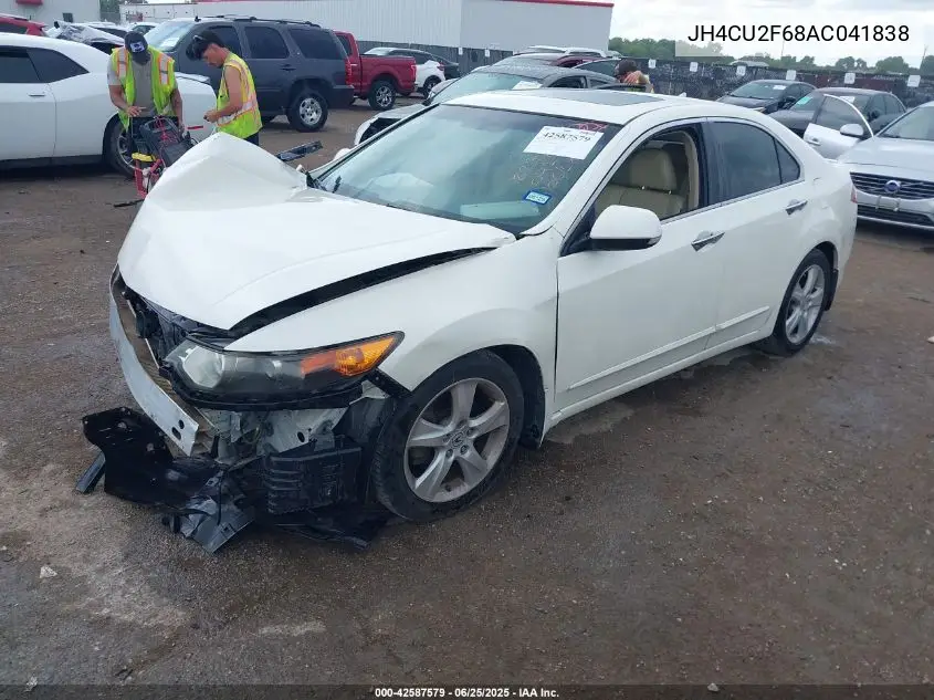 2010 Acura Tsx 2.4 VIN: JH4CU2F68AC041838 Lot: 42587579