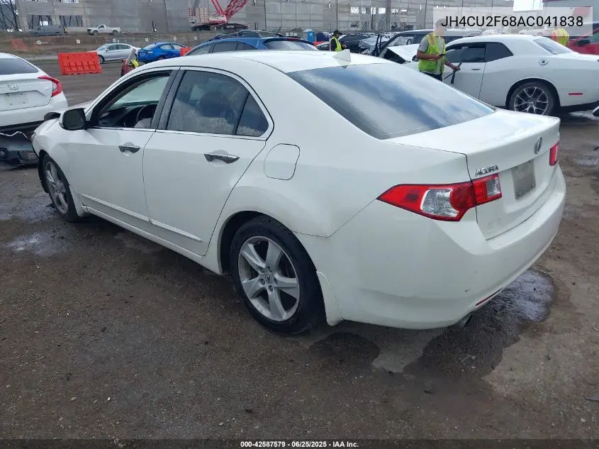 2010 Acura Tsx 2.4 VIN: JH4CU2F68AC041838 Lot: 42587579