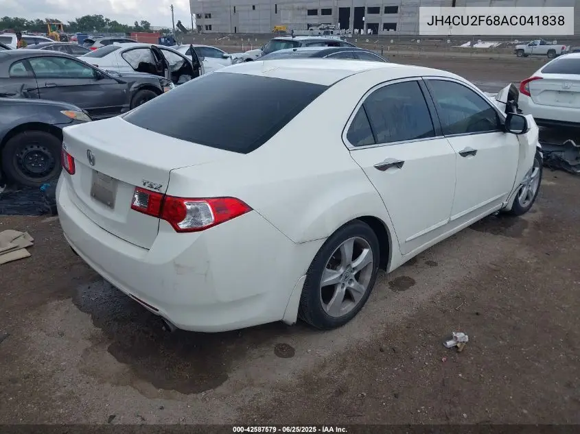2010 Acura Tsx 2.4 VIN: JH4CU2F68AC041838 Lot: 42587579