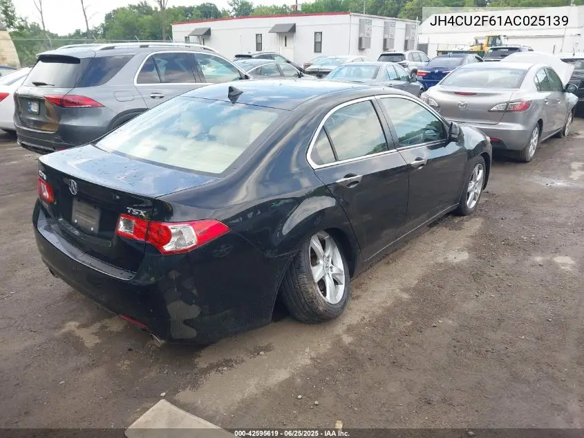 2010 Acura Tsx 2.4 VIN: JH4CU2F61AC025139 Lot: 42595619