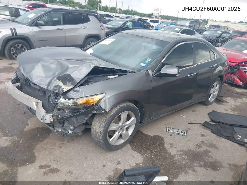 2010 Acura Tsx VIN: JH4CU2F60AC012026 Lot: 42595857