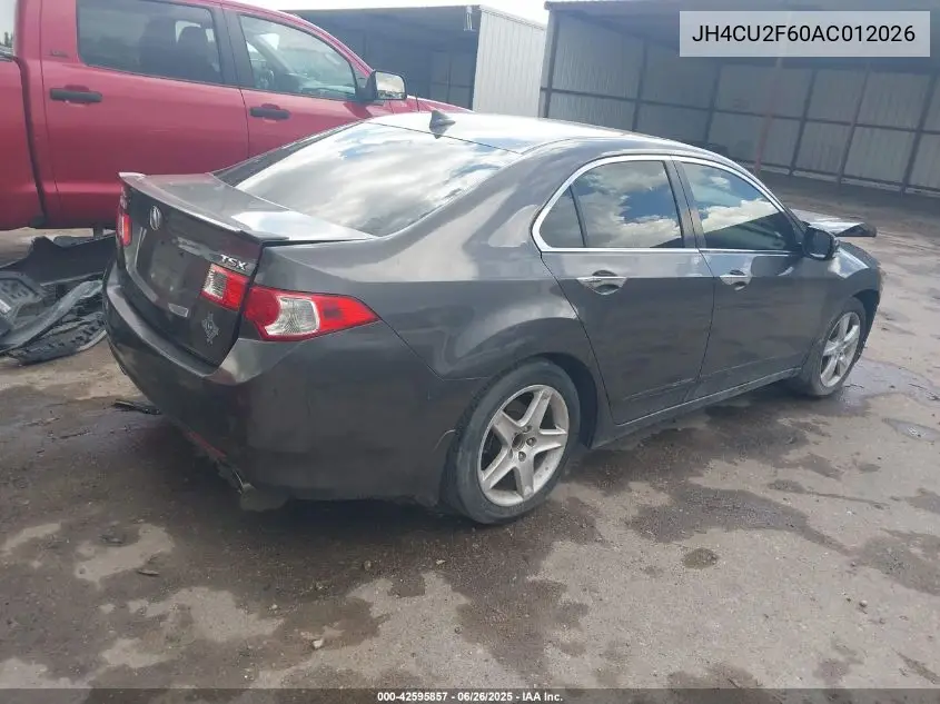 2010 Acura Tsx VIN: JH4CU2F60AC012026 Lot: 42595857