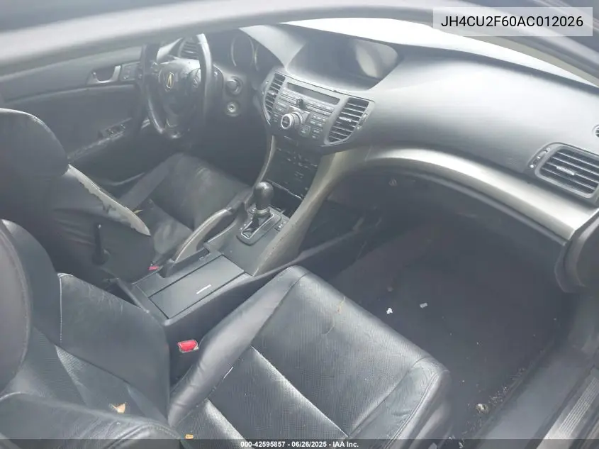 2010 Acura Tsx VIN: JH4CU2F60AC012026 Lot: 42595857