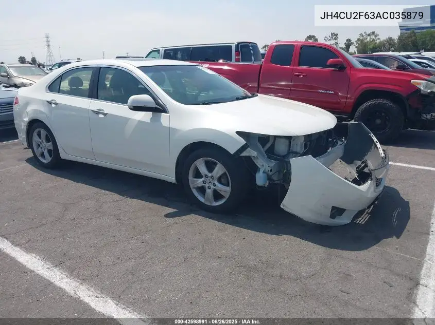2010 Acura Tsx 2.4 VIN: JH4CU2F63AC035879 Lot: 42598991