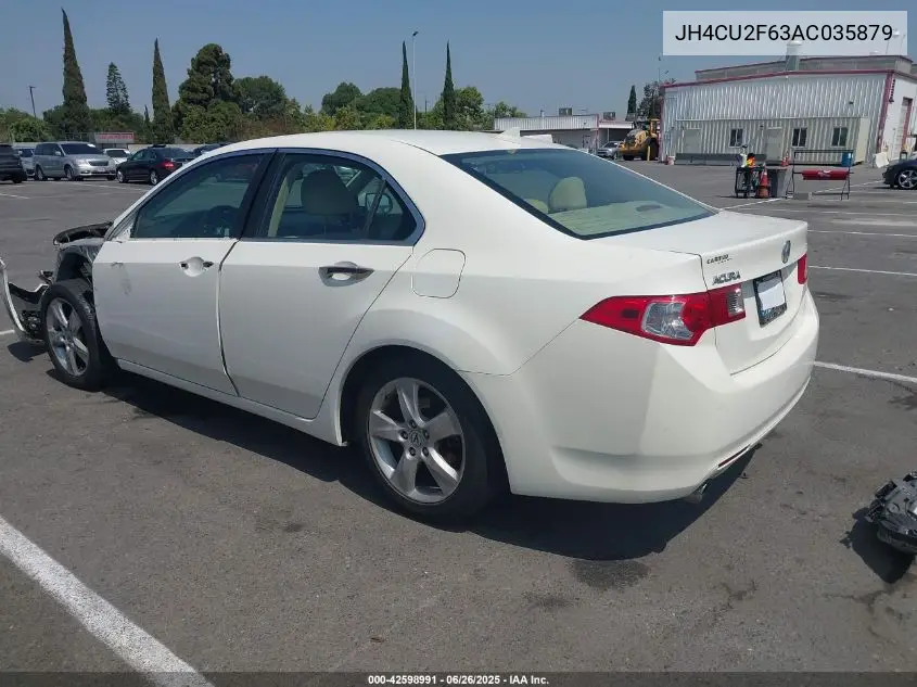 2010 Acura Tsx 2.4 VIN: JH4CU2F63AC035879 Lot: 42598991