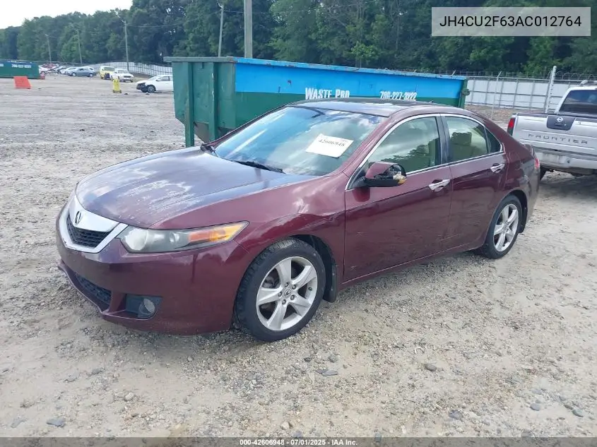 2010 Acura Tsx 2.4 VIN: JH4CU2F63AC012764 Lot: 42606948
