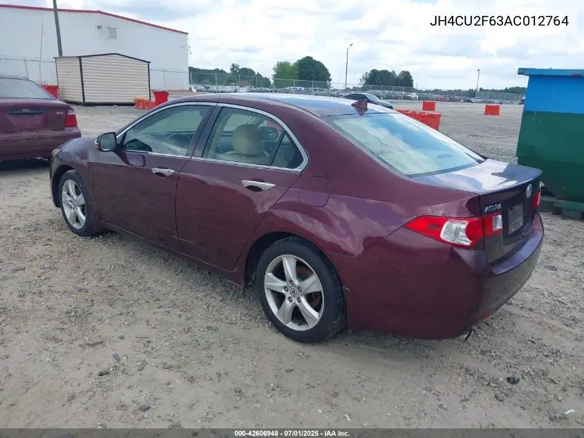 2010 Acura Tsx 2.4 VIN: JH4CU2F63AC012764 Lot: 42606948