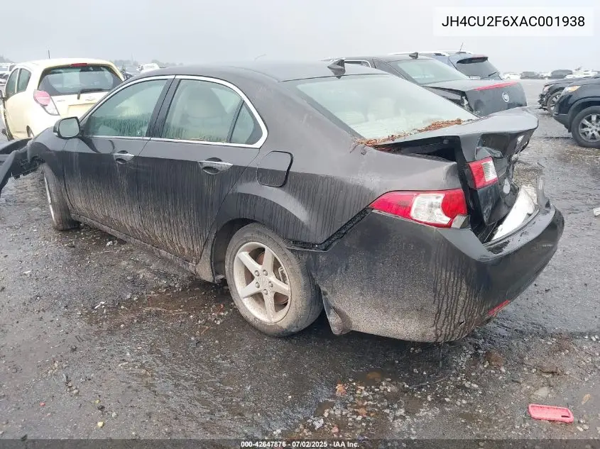 2010 Acura Tsx 2.4 VIN: JH4CU2F6XAC001938 Lot: 42647876