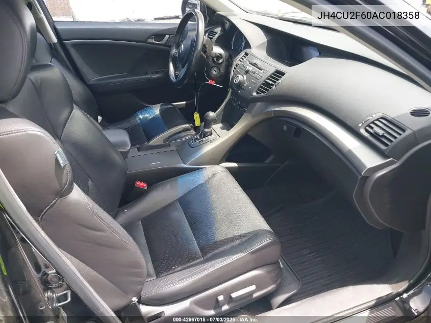 2010 Acura Tsx 2.4 VIN: JH4CU2F60AC018358 Lot: 42667015