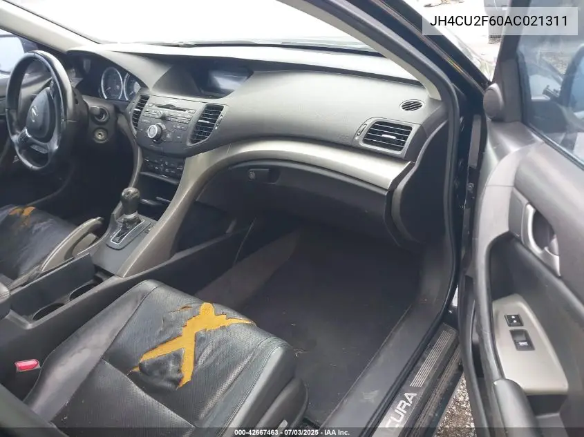 2010 Acura Tsx 2.4/2.4 (A5) VIN: JH4CU2F60AC021311 Lot: 42667463