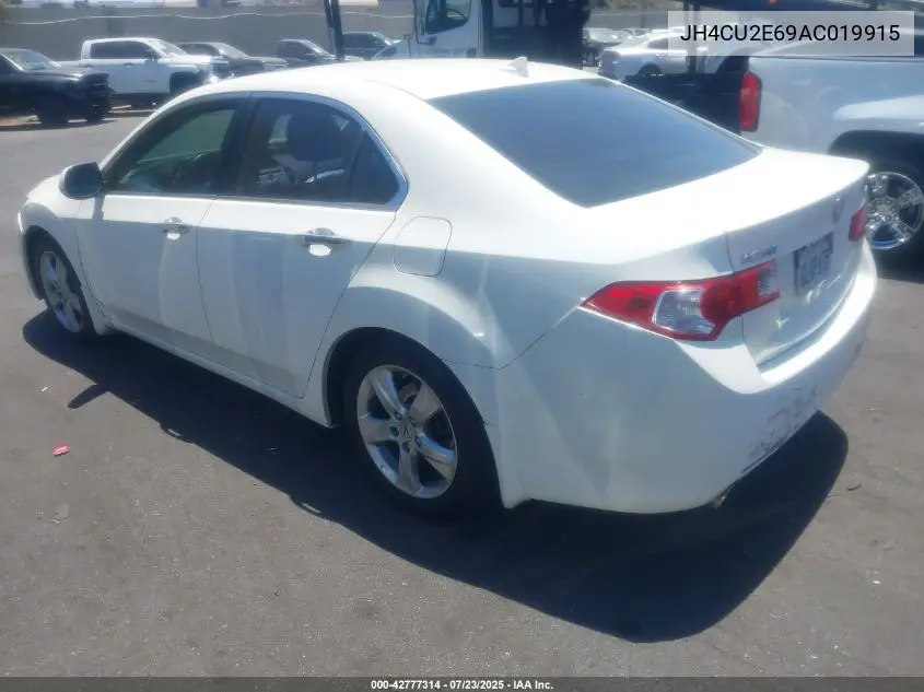 2010 Acura Tsx 2.4 VIN: JH4CU2E69AC019915 Lot: 42777314