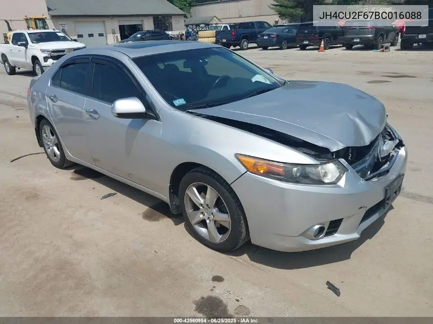 2011 Acura Tsx 2.4 VIN: JH4CU2F67BC016088 Lot: 42560954