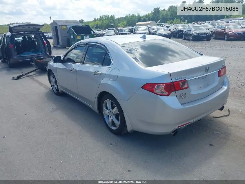 2011 Acura Tsx 2.4 VIN: JH4CU2F67BC016088 Lot: 42560954