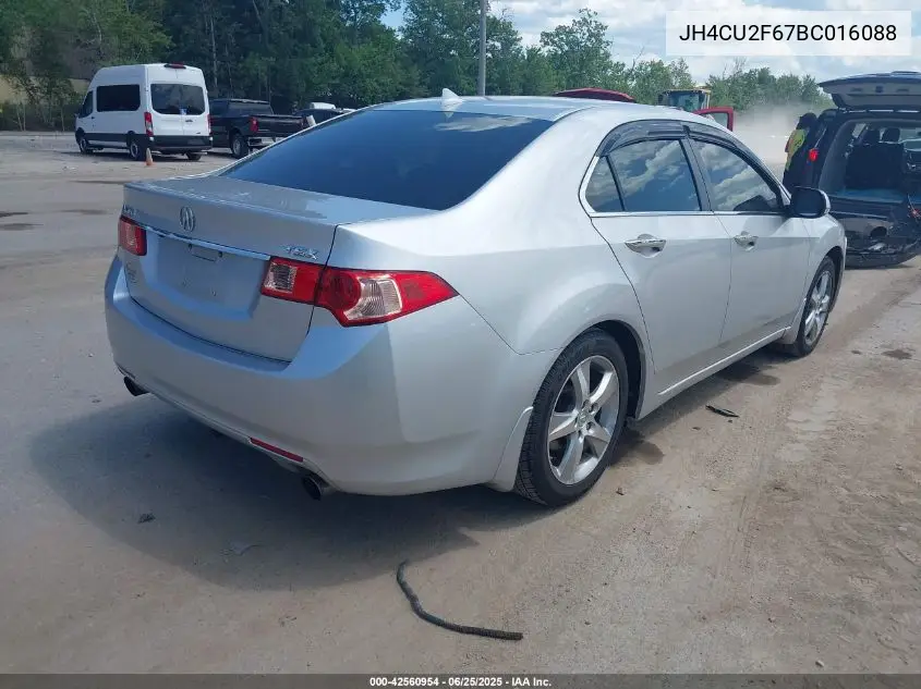 2011 Acura Tsx 2.4 VIN: JH4CU2F67BC016088 Lot: 42560954