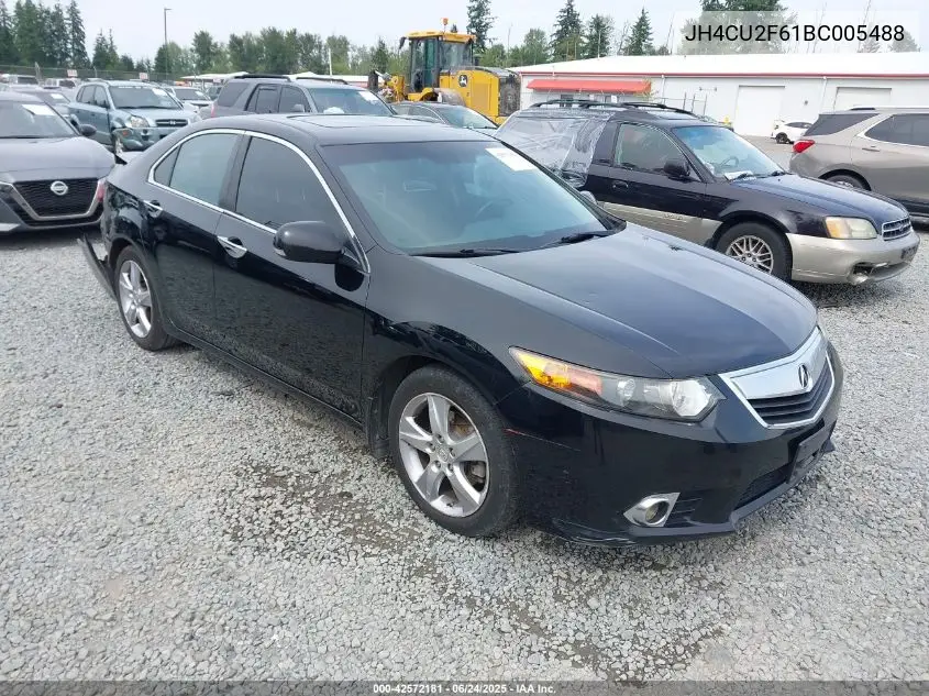 2011 Acura Tsx 2.4 VIN: JH4CU2F61BC005488 Lot: 42572181