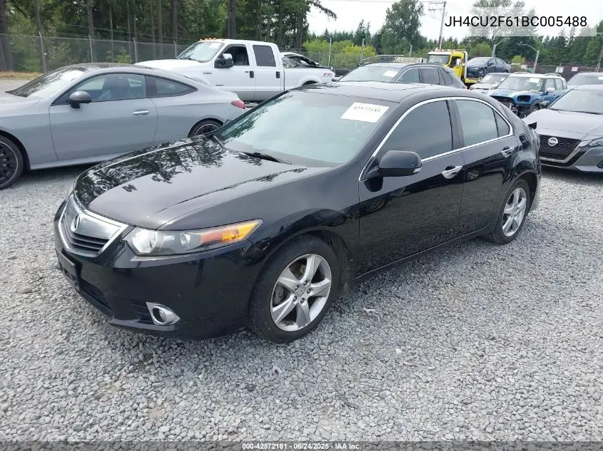 2011 Acura Tsx 2.4 VIN: JH4CU2F61BC005488 Lot: 42572181