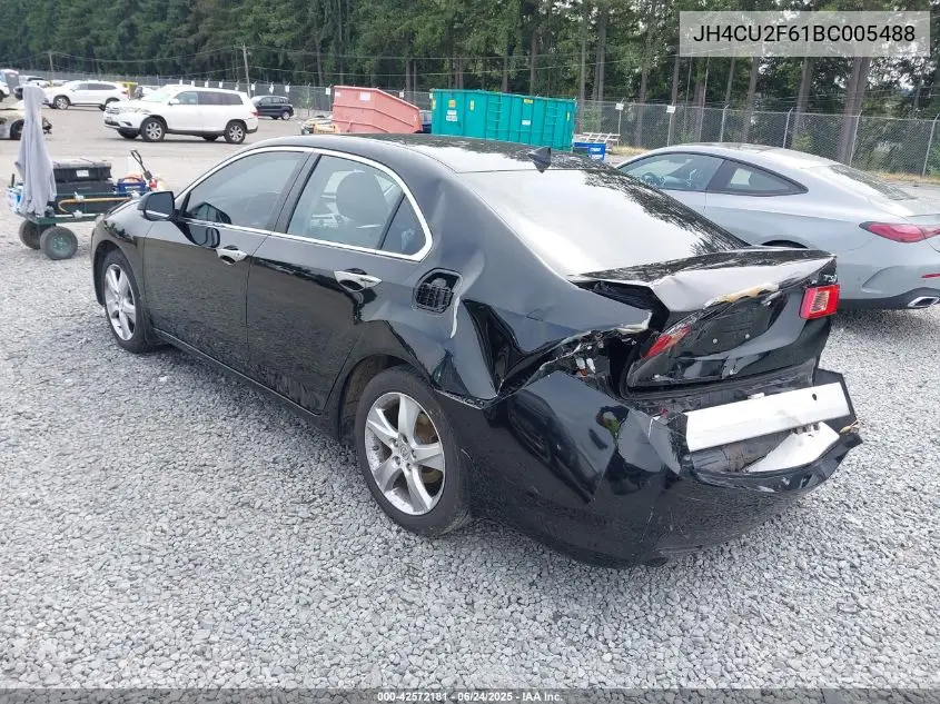 2011 Acura Tsx 2.4 VIN: JH4CU2F61BC005488 Lot: 42572181