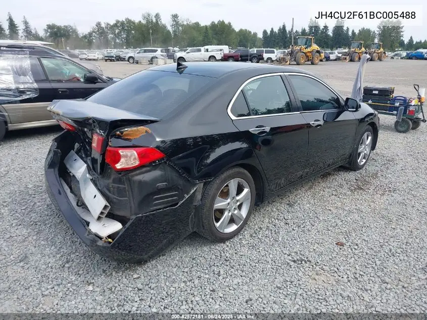 2011 Acura Tsx 2.4 VIN: JH4CU2F61BC005488 Lot: 42572181